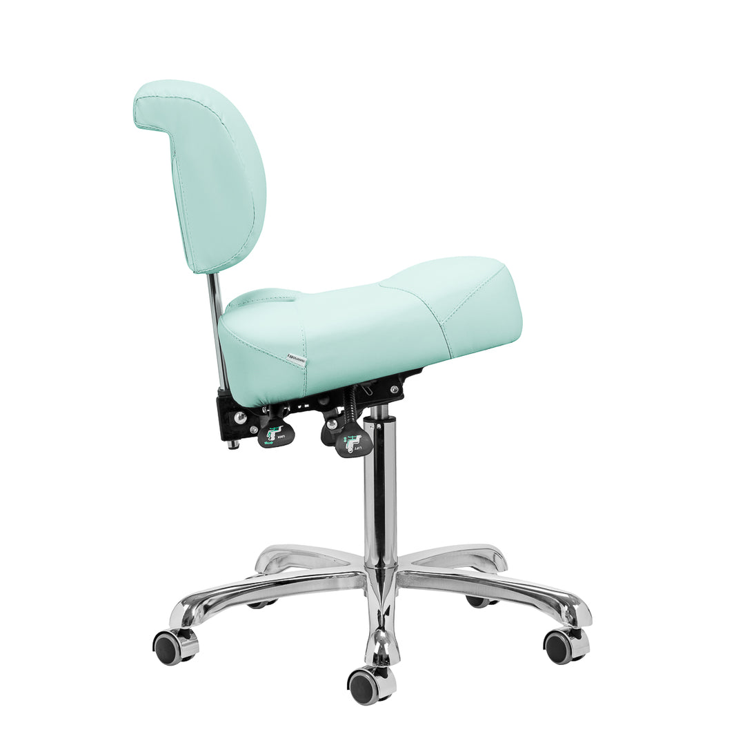 Tabouret avec Dossier et Siège Inclinable Giovanni 1005 Vert