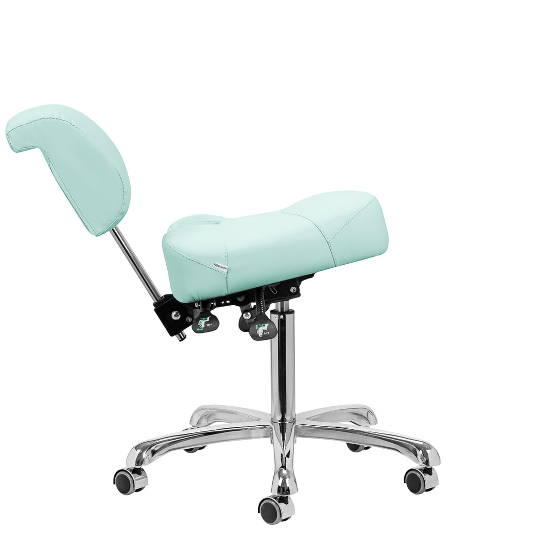 Tabouret avec Dossier et Siège Inclinable Giovanni 1005 Vert