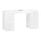 Table Manucure 324 avec Aspirateur Blanc
