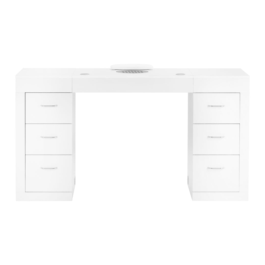 Table Manucure 324 avec Aspirateur Blanc - image 2
