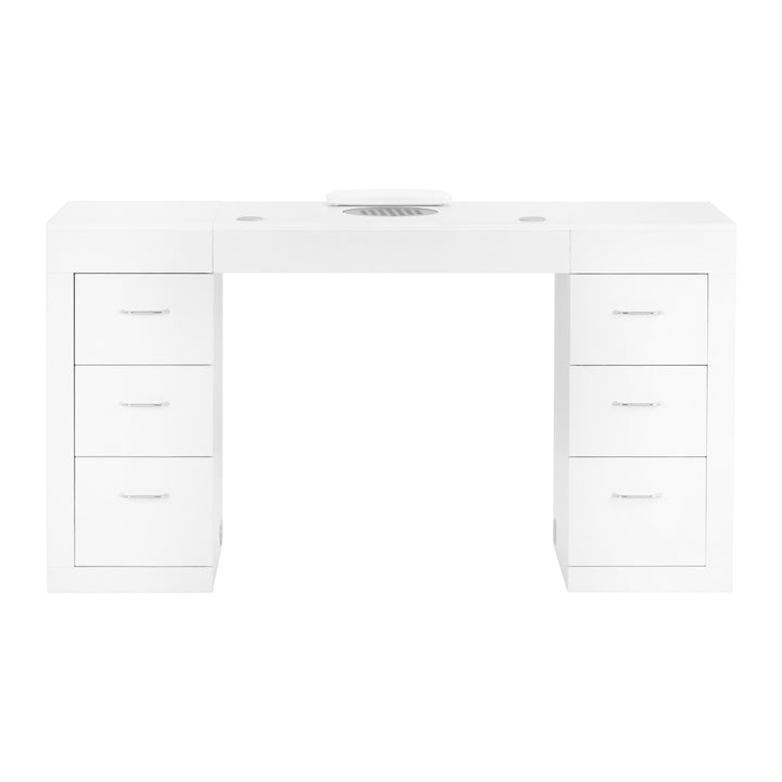 Table Manucure 324 avec Aspirateur Blanc - image 2