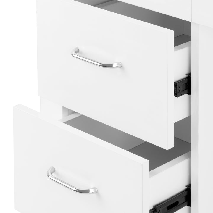 Table Manucure 324 avec Aspirateur Blanc - image 8