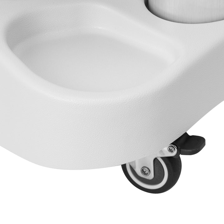 Chariot avec Repose-Pieds pour Bain de Pieds Azzurro Blanc - image 9