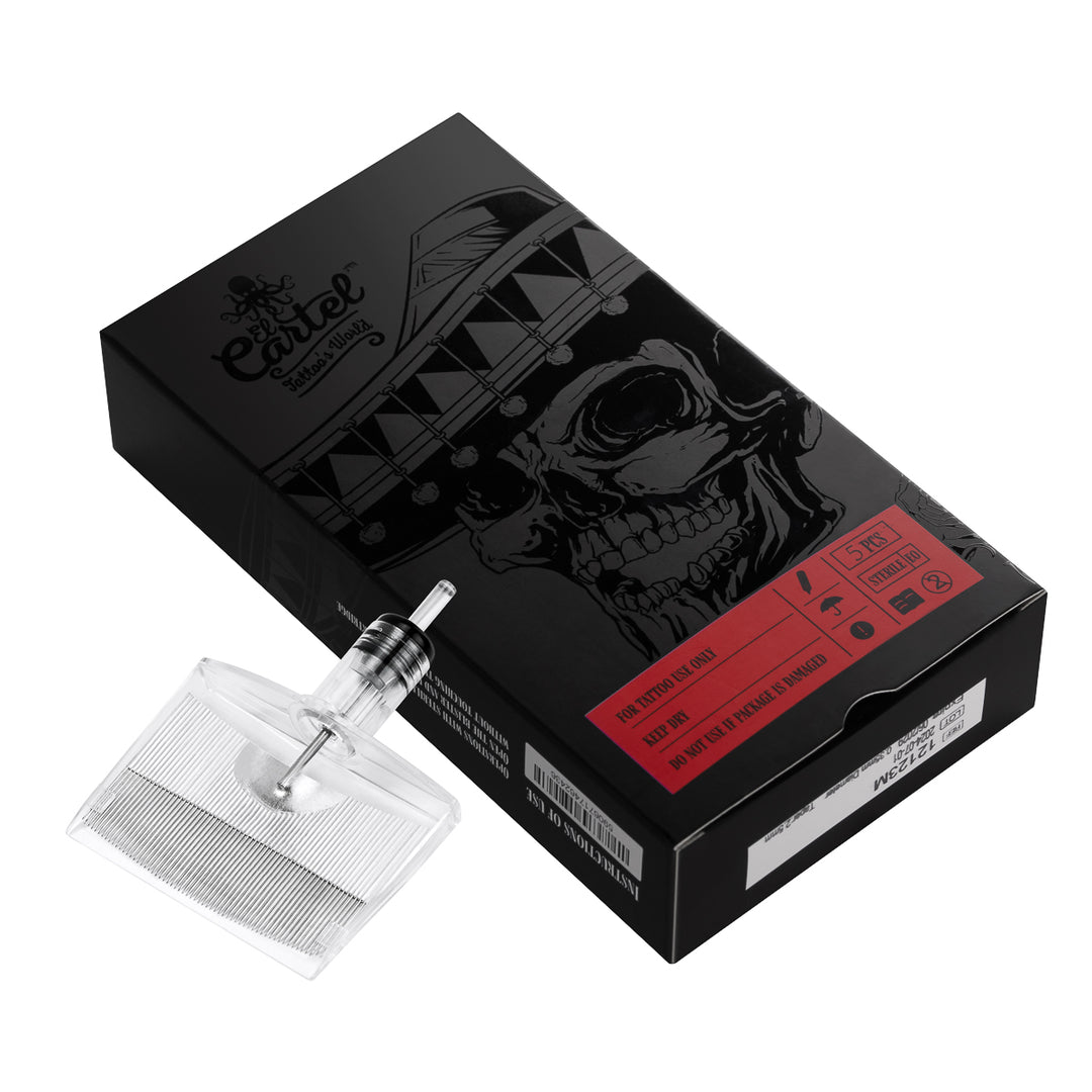 Aiguilles Tatouage Cartouche Soft Edge Magnum 123RM 0.35 mm El Cartel V2 10 pcs - image 4