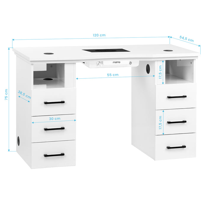 Table Manucure Momo L01 avec Aspirateur - image 19