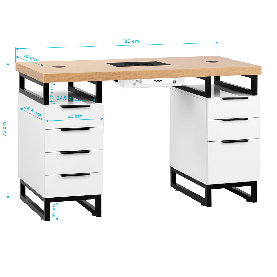 Table Manucure Momo L02 avec Aspirateur - image 18