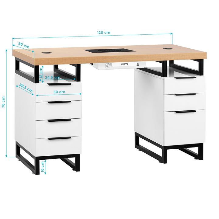 Table Manucure Momo L02 avec Aspirateur - image 18