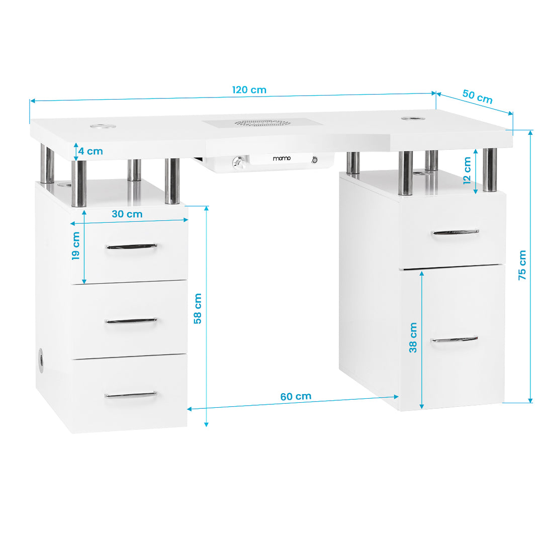 Table de Manucure Momo L03 avec Aspiration 18