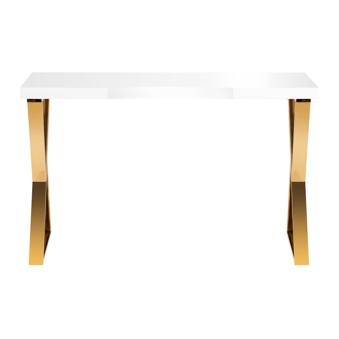 Table Manucure Momo 04 Or-Blanc - image 2