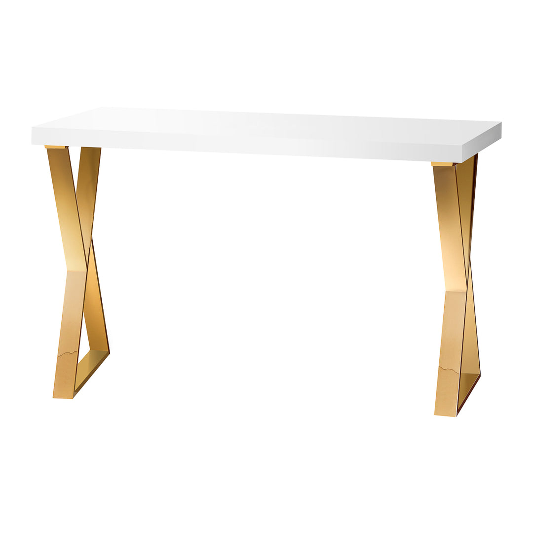 Table Manucure Momo 04 Or-Blanc - image 3