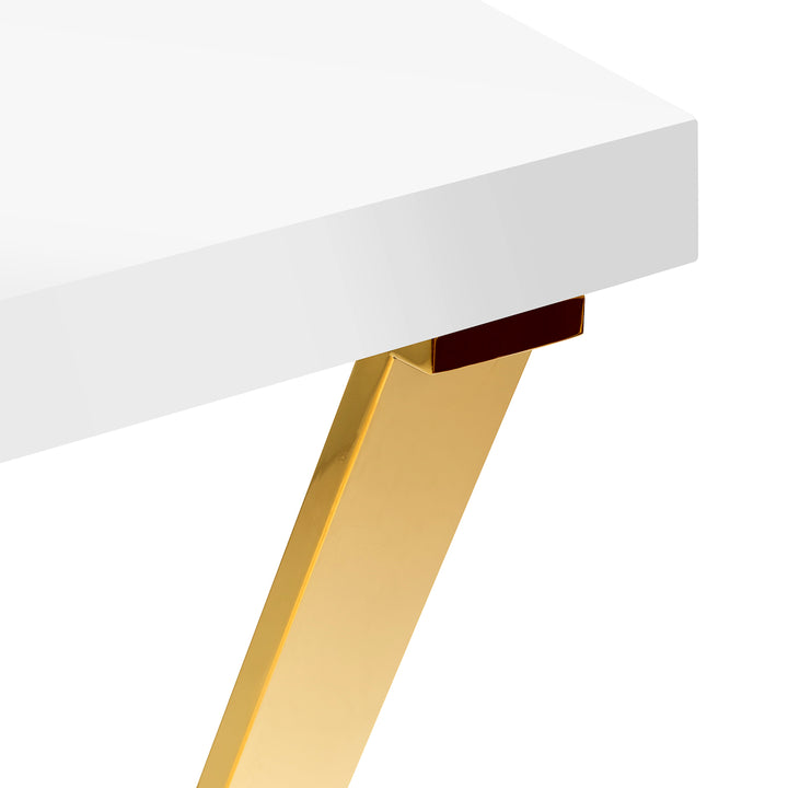 Table Manucure Momo 04 Or-Blanc - image 5