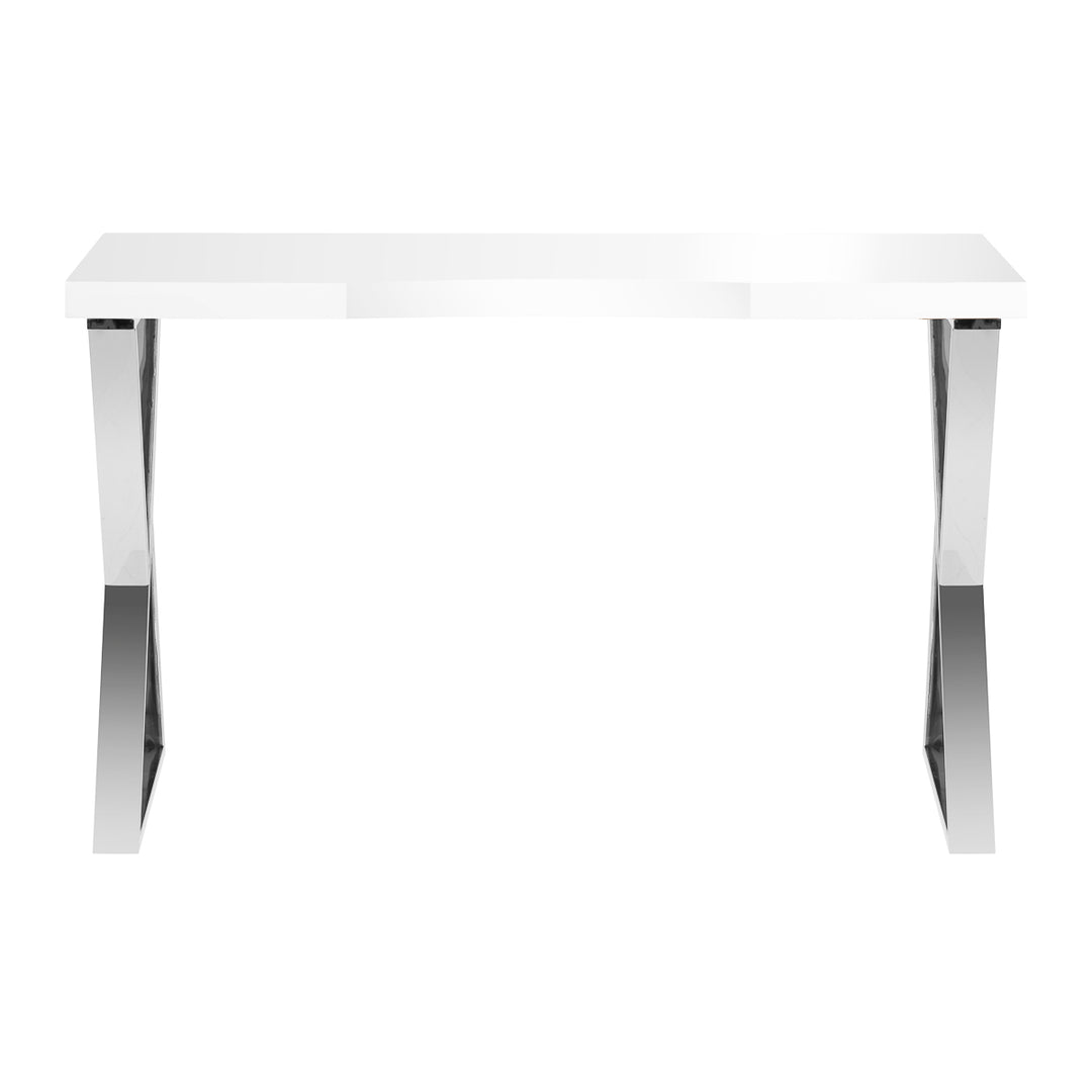 Table Manucure Momo 04 Argent-Blanc - image 2