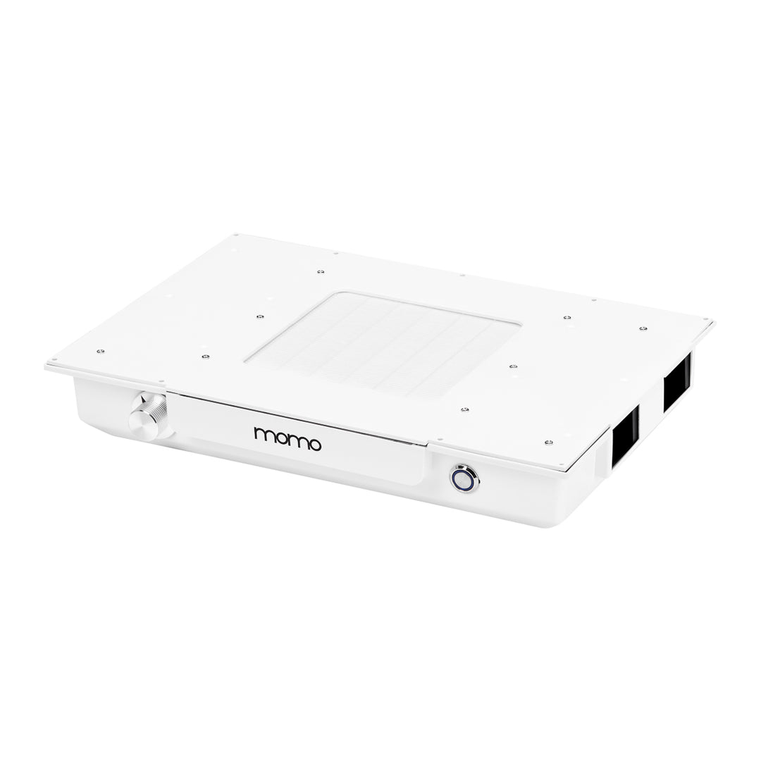 Table Manucure Momo 04 Argent-Blanc avec Aspirateur - image 8
