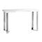 Table Manucure Momo 05 Argent-Blanc