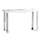 Table Manucure Momo 05 Argent-Blanc avec Aspirateur