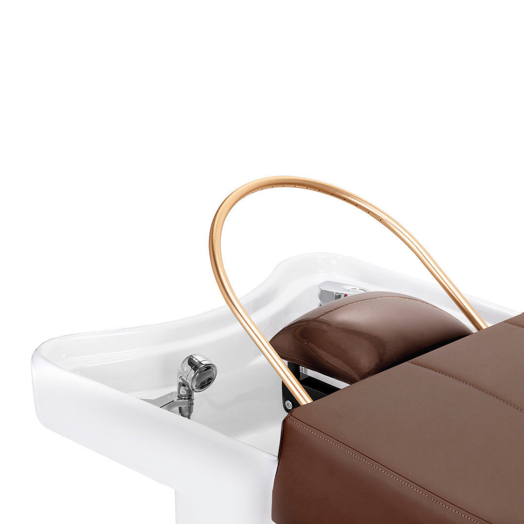 Unité de Lavage Gabbiano Head Spa 017 Lit Brun 5