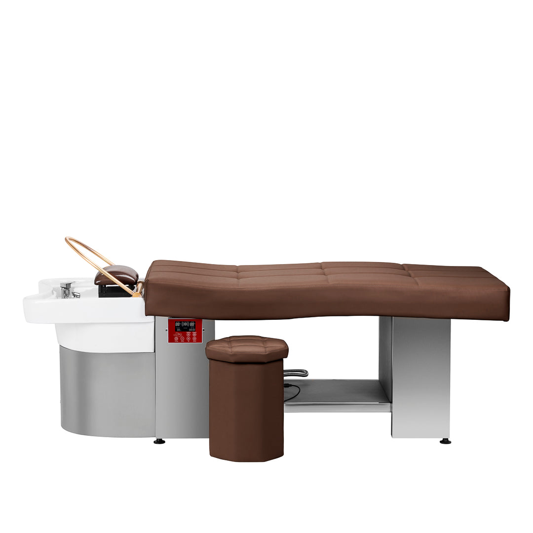 Unité de Lavage Gabbiano Head Spa 017 Lit Brun 17