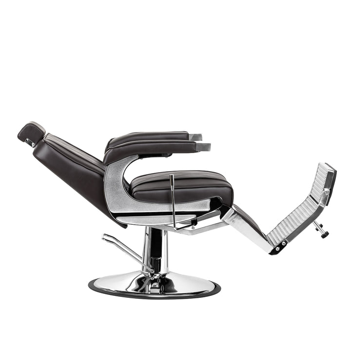 fauteuil de barbier hair system bm88066 marron 3