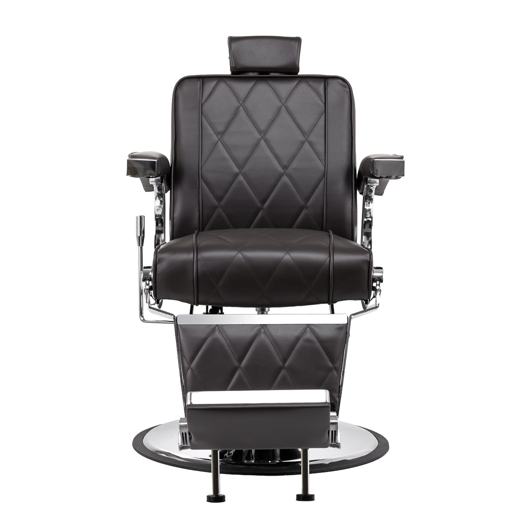 fauteuil de barbier hair system bm88066 marron 4