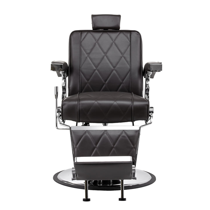 fauteuil de barbier hair system bm88066 marron 4