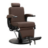 Fauteuil Barbier Gabbiano Continental Marron