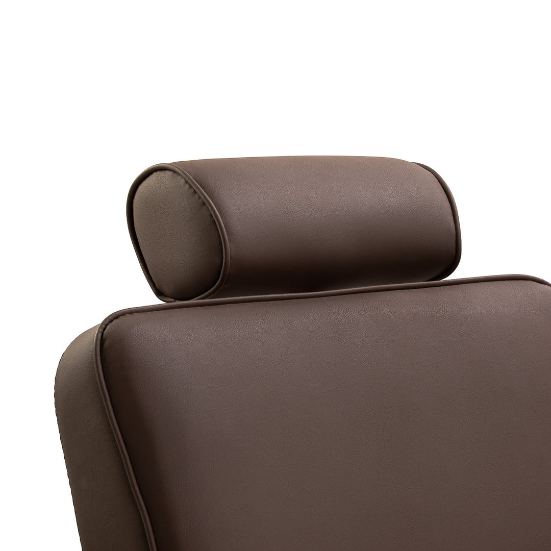 fauteuil de barbier gabbiano continental marron 14