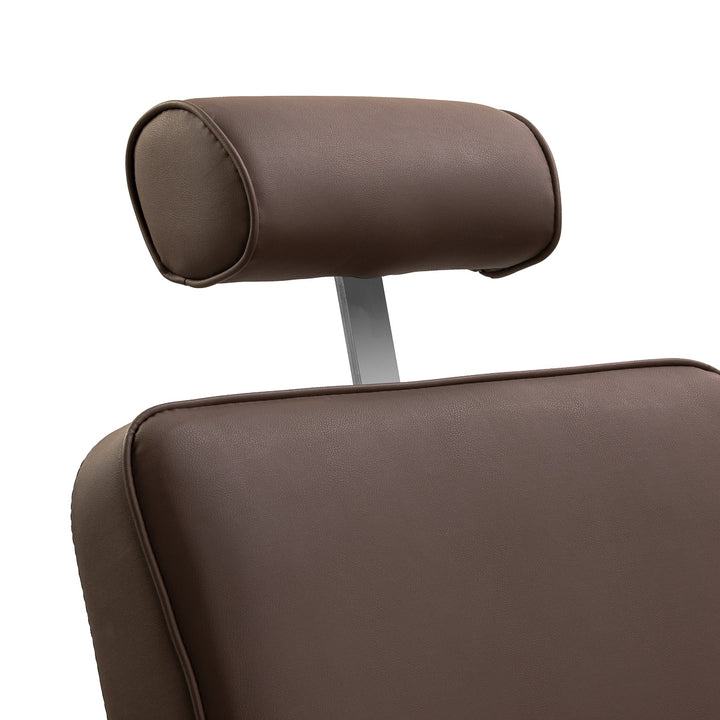 fauteuil de barbier gabbiano continental marron 15