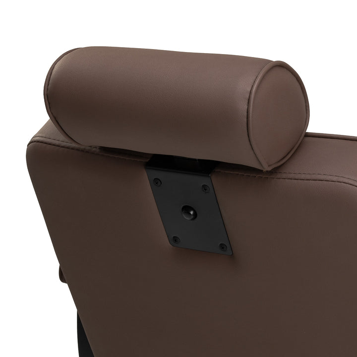 fauteuil de barbier gabbiano continental marron 16