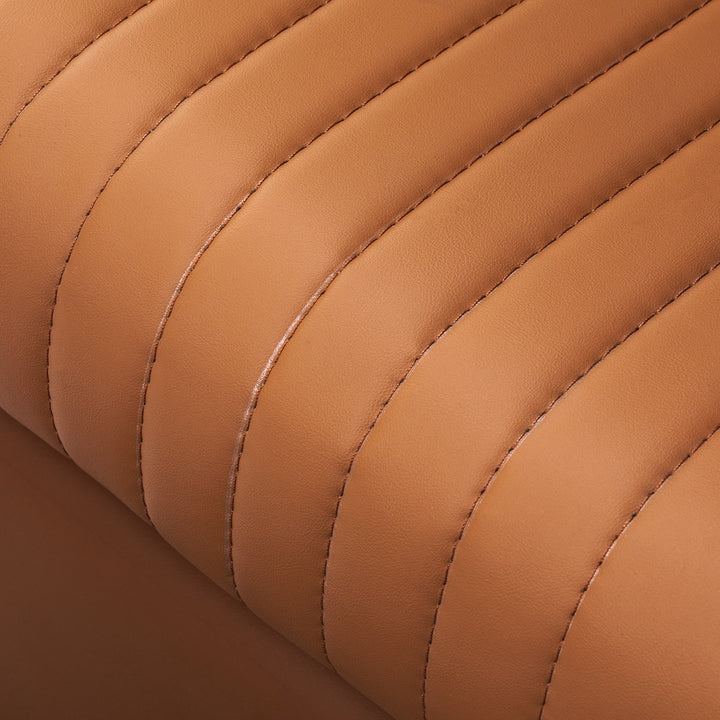Fauteuil Barbier Gabbiano Visionerio Marron‑Noir - image 8