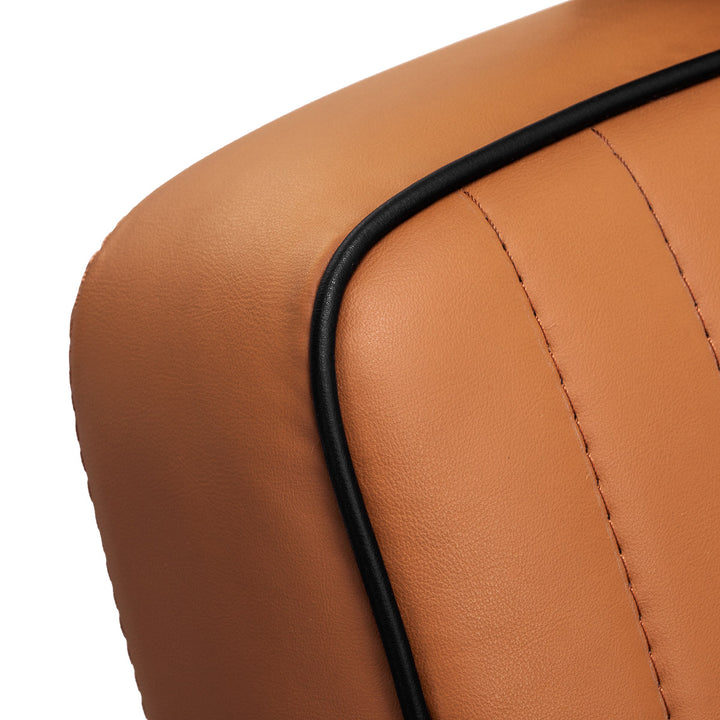 Fauteuil Barbier Gabbiano Visionerio Marron‑Noir - image 12