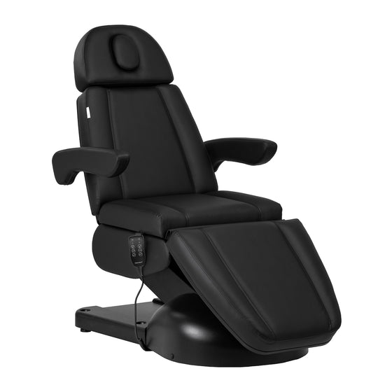 Fauteuil Esthétique Électrique Azzurro Lux à 3 Moteurs Noir