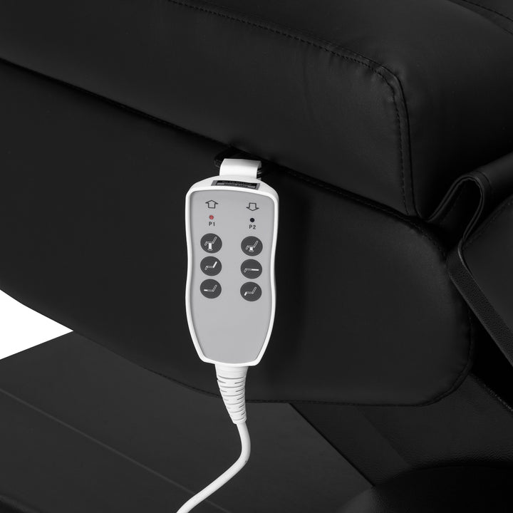 Fauteuil Esthétique Électrique Azzurro Lux à 3 Moteurs Noir 11