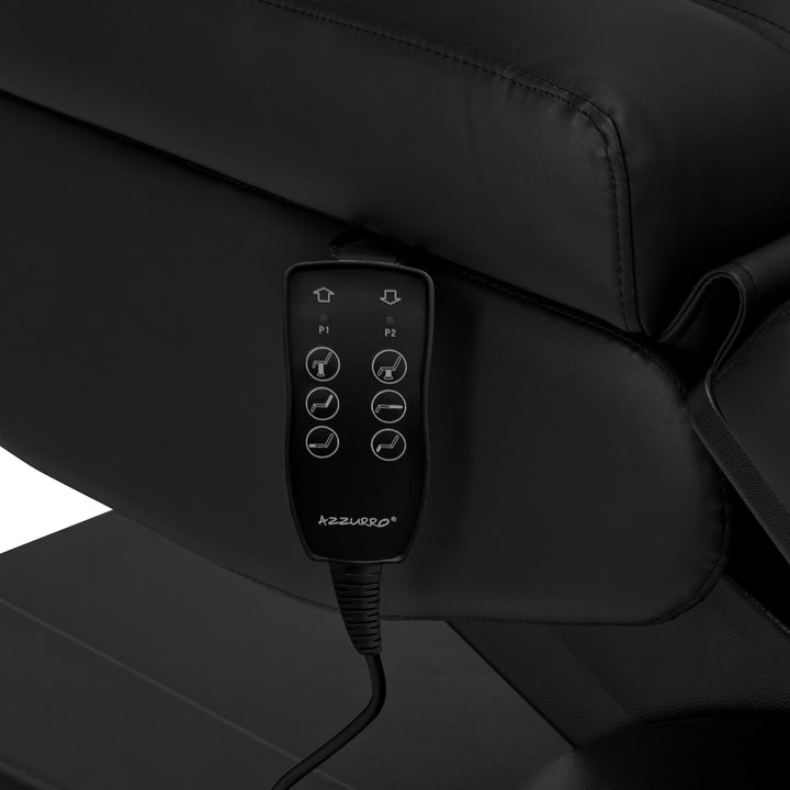 Fauteuil Esthétique Électrique Azzurro Lux à 3 Moteurs Noir - image 11
