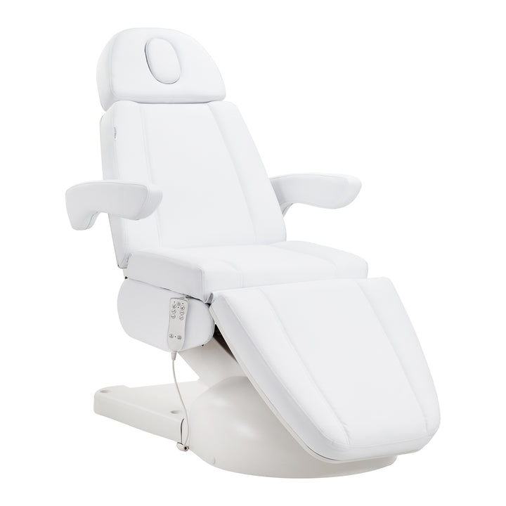 Fauteuil Esthétique Électrique Azzurro Lux à 3 Moteurs Blanc avec Chauffage 1