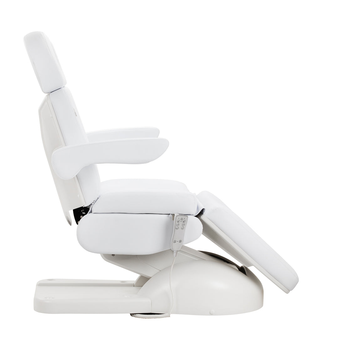 Fauteuil Esthétique Électrique Azzurro Lux à 3 Moteurs Blanc avec Chauffage 4