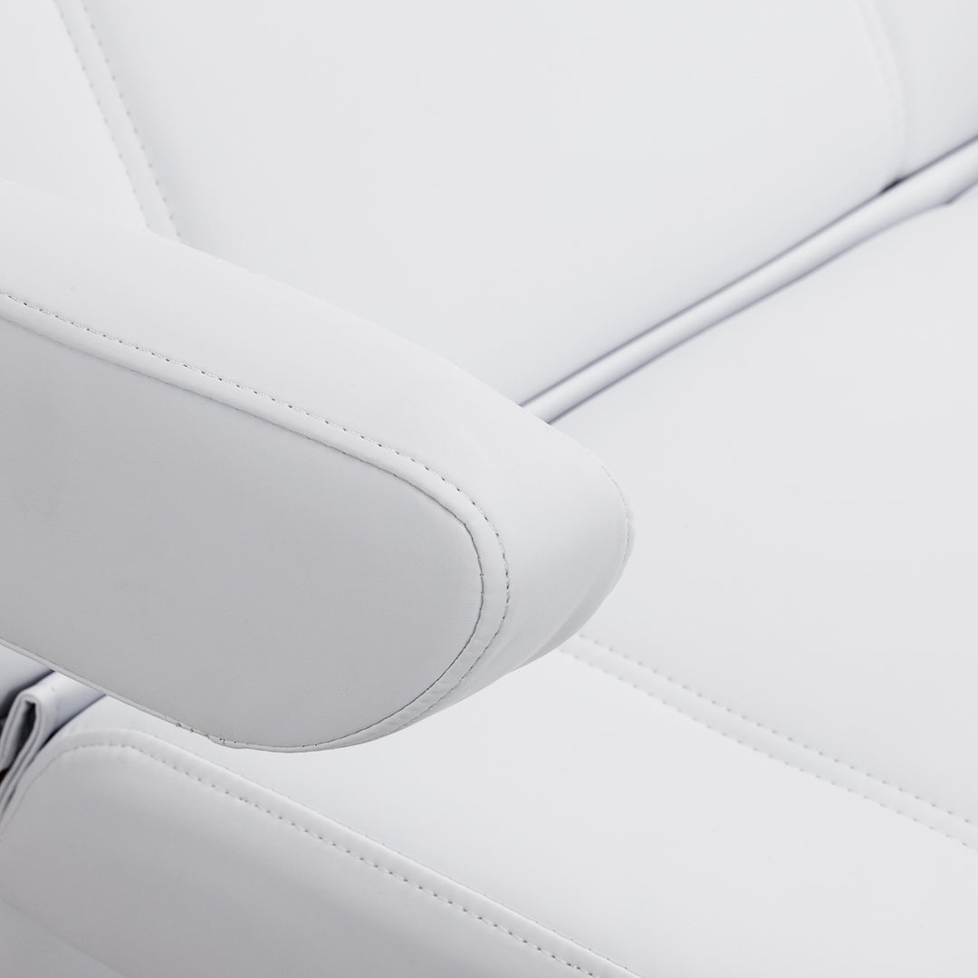 Fauteuil Esthétique Électrique Azzurro Lux à 3 Moteurs Blanc avec Chauffage 7