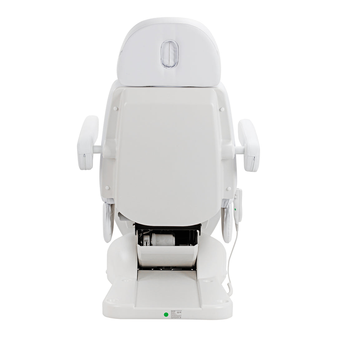 Fauteuil Esthétique Électrique Azzurro Lux pedi à 3 Moteurs Blanc 3