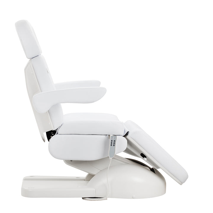 Fauteuil Esthétique Électrique Azzurro Lux pedi à 3 Moteurs Blanc 4