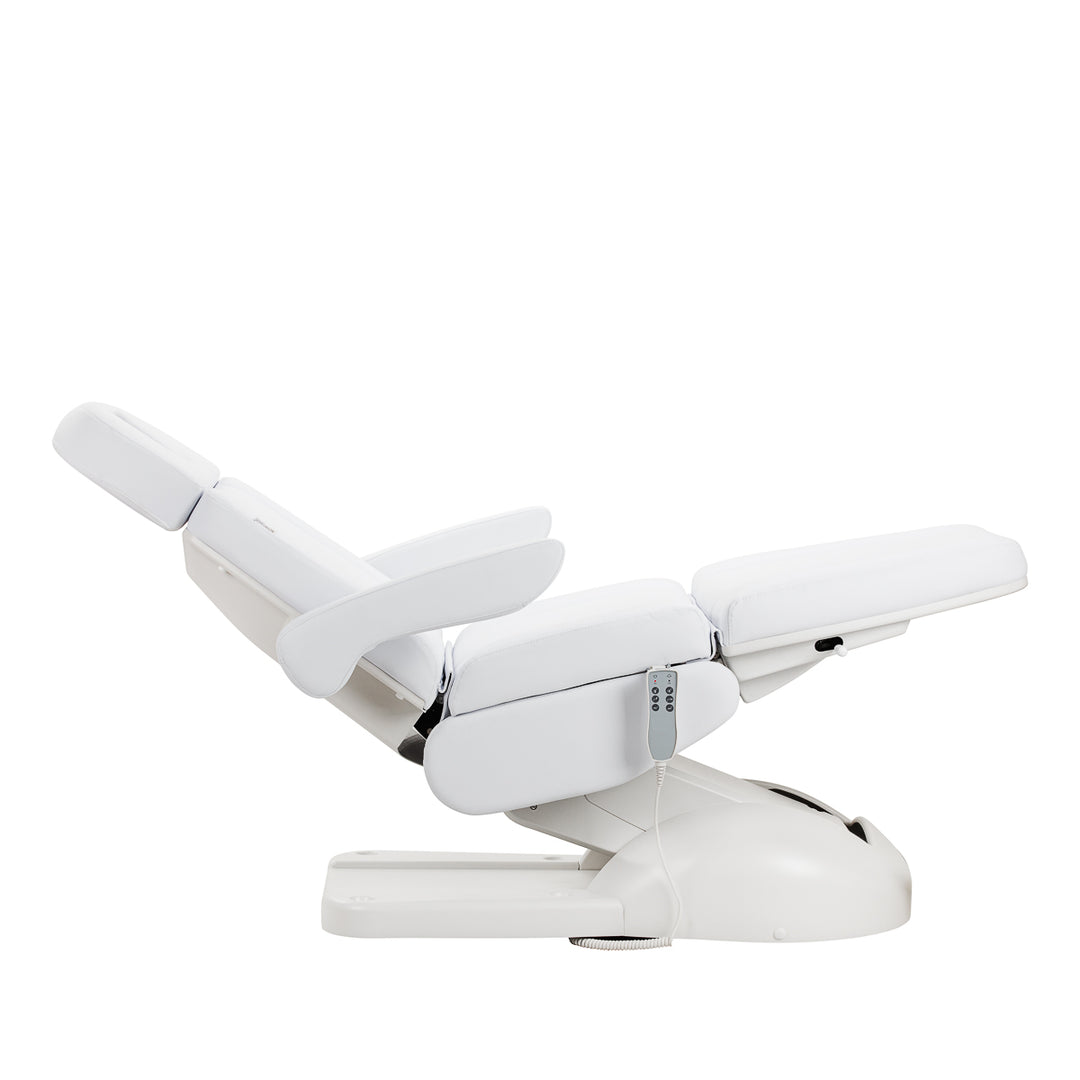 Fauteuil Esthétique Électrique Azzurro Lux pedi à 3 Moteurs Blanc 5