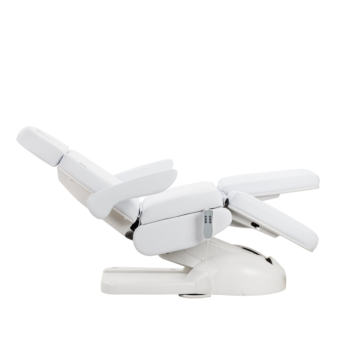Fauteuil Esthétique Électrique Azzurro Lux pedi à 3 Moteurs Blanc 6