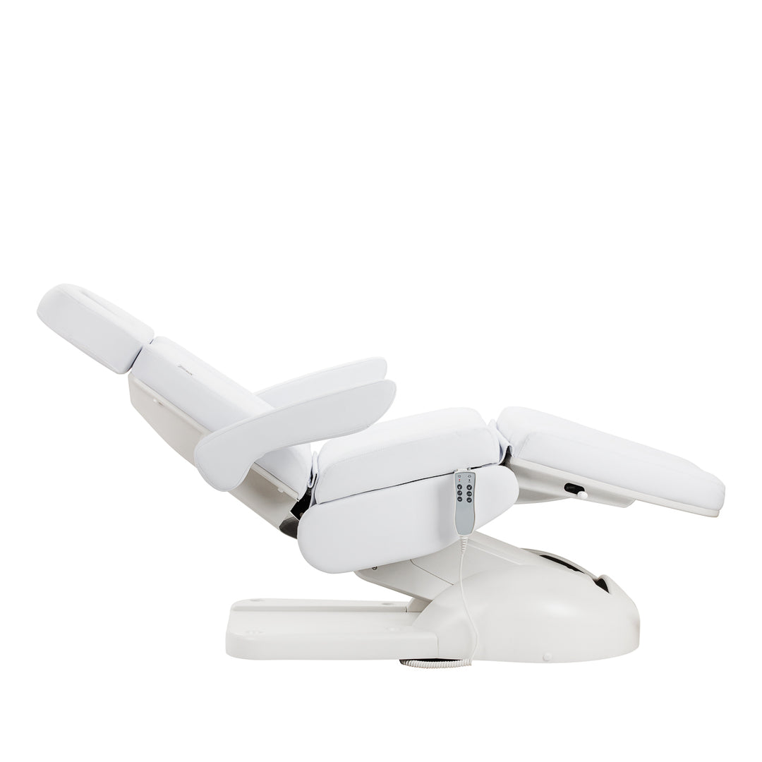 Fauteuil Esthétique Électrique Azzurro Lux pedi à 3 Moteurs Blanc 7