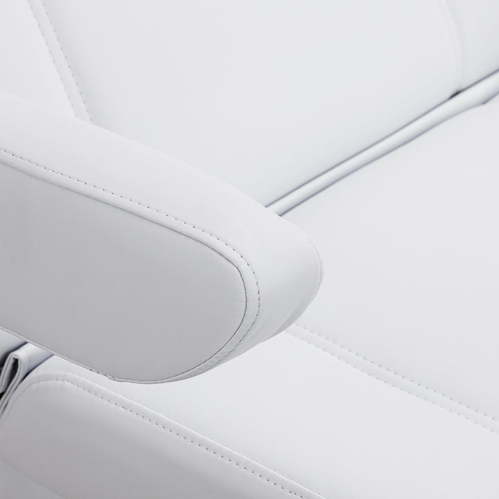 Fauteuil Esthétique Électrique Azzurro Lux pedi à 3 Moteurs Blanc 10