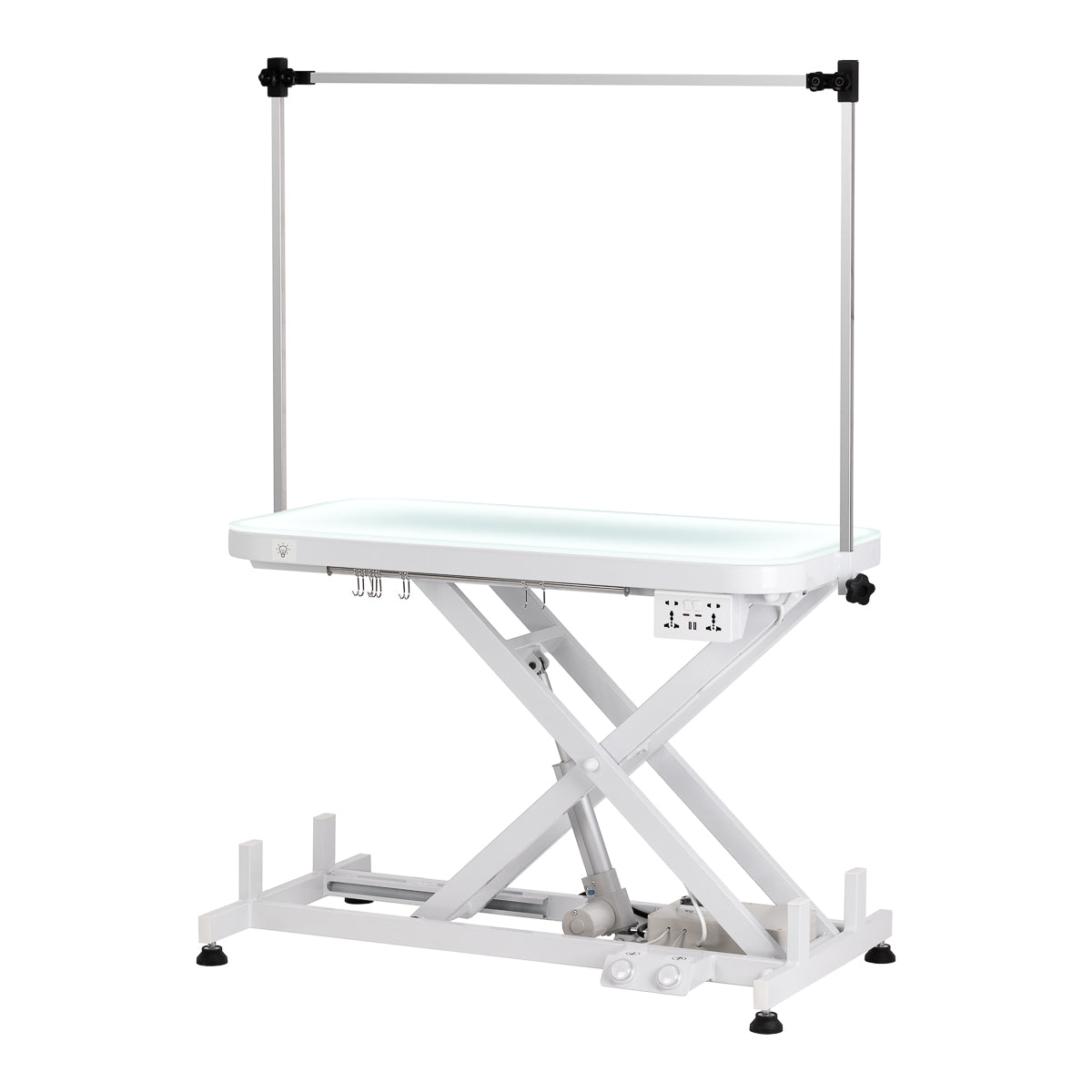 Table de Toilettage Électrique P4W 3 Éclairée Blanc