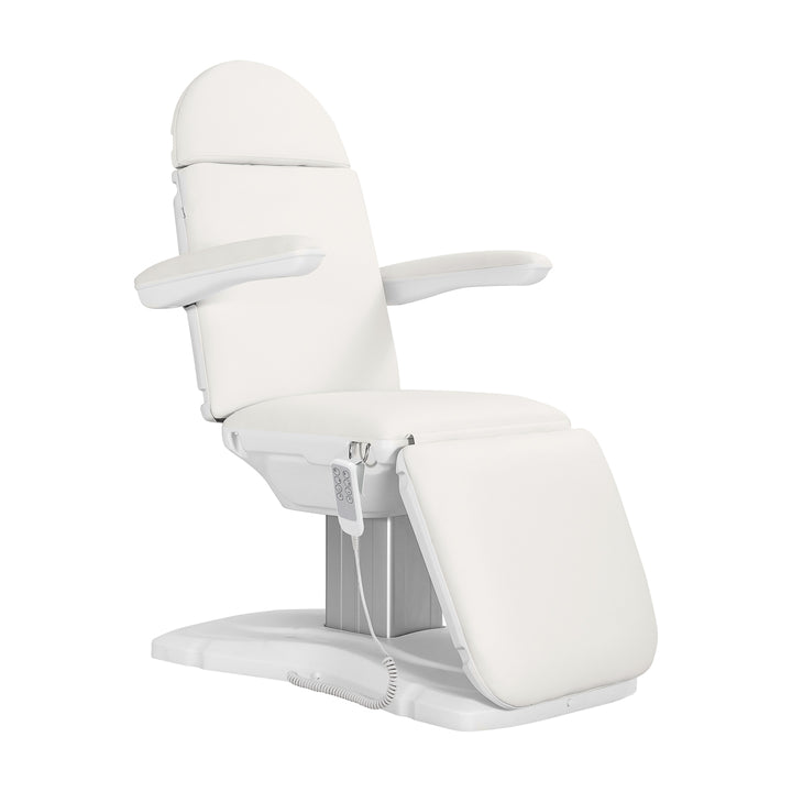 Fauteuil Esthétique Électrique Eclipse à 4 Moteurs Trendelenburg Blanc 1