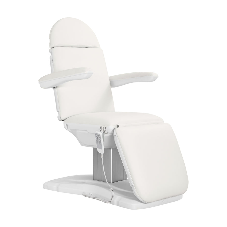 Fauteuil Esthétique Électrique Eclipse à 4 Moteurs Trendelenburg Blanc 1