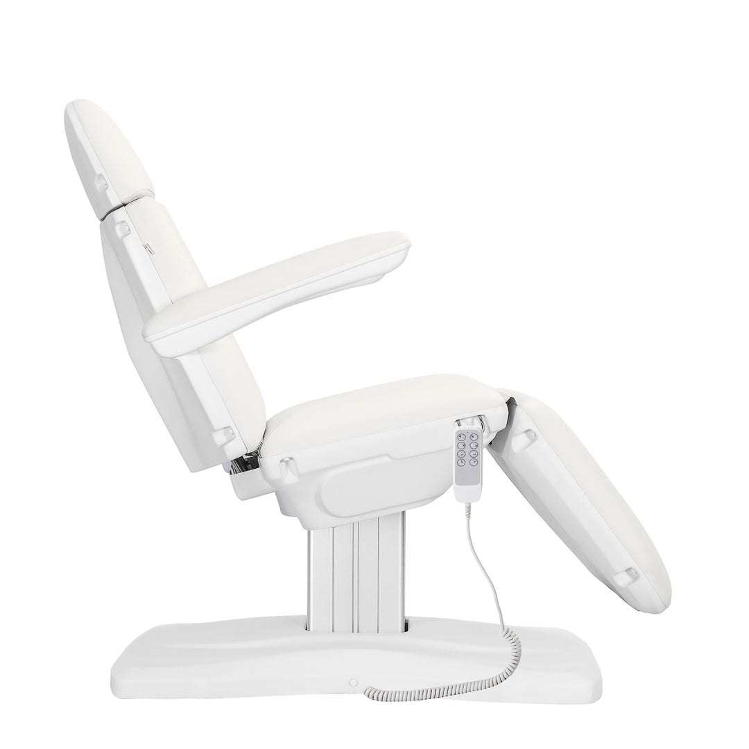 Fauteuil Esthétique Électrique Eclipse à 4 Moteurs Trendelenburg Blanc 5