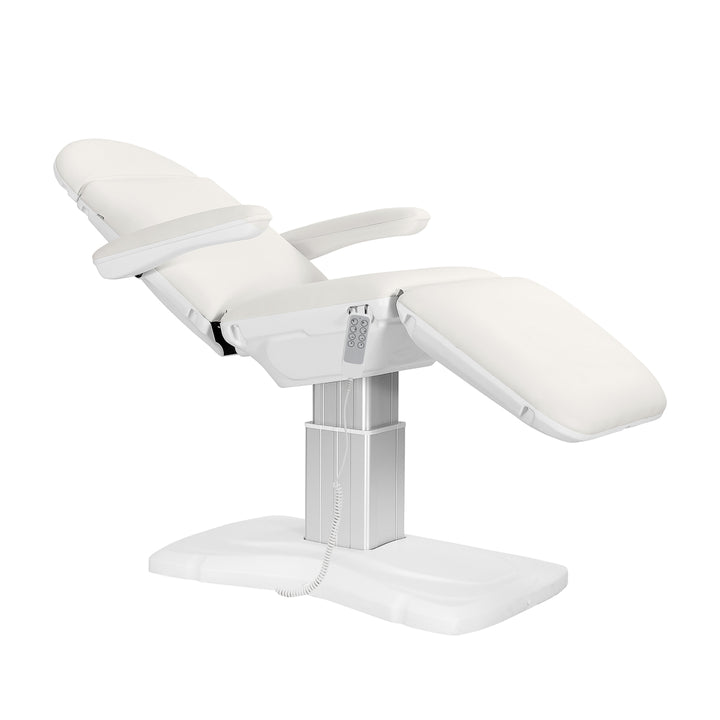 Fauteuil Esthétique Électrique Eclipse à 4 Moteurs Trendelenburg Blanc 8
