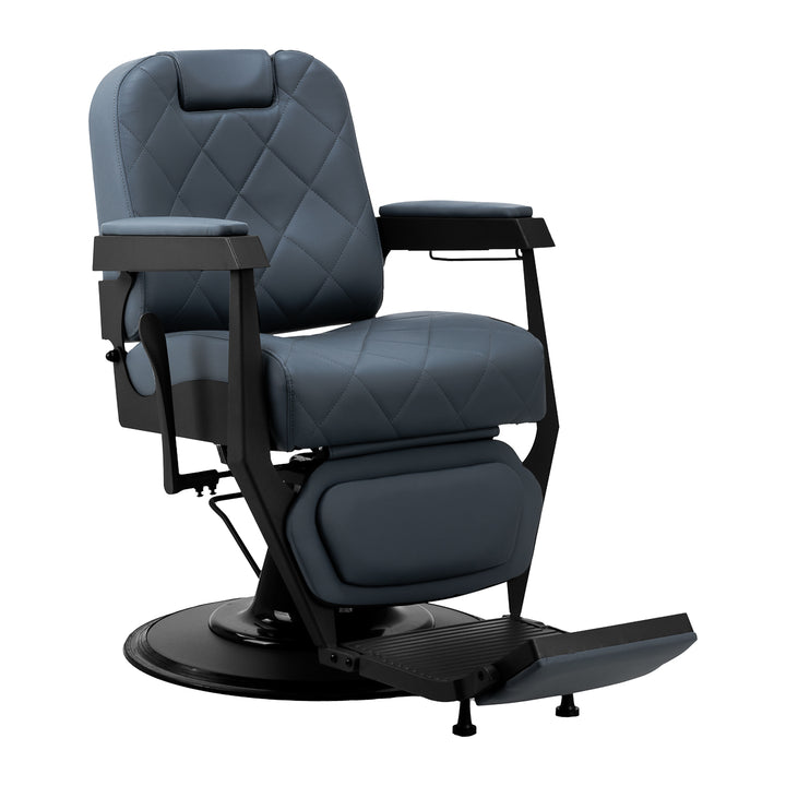 Fauteuil Barbier Gabbiano Bruno Bleu-Noir