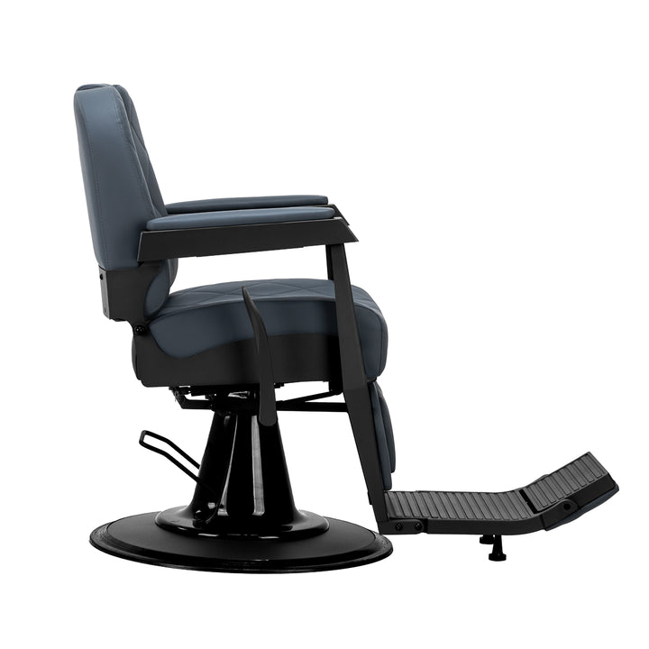 Fauteuil Barbier Gabbiano Bruno Bleu-Noir - image 2