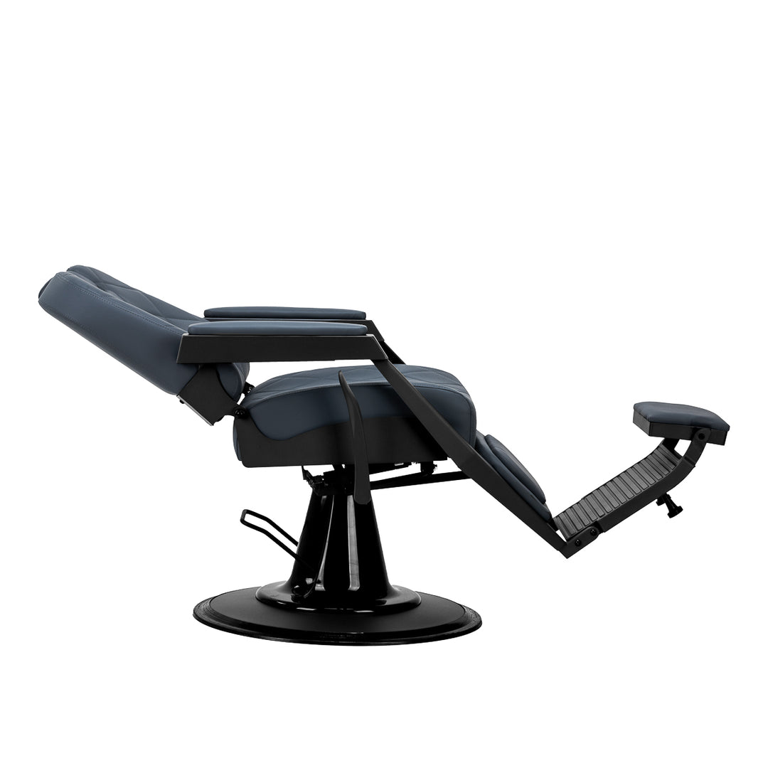 Fauteuil Barbier Gabbiano Bruno Bleu-Noir - image 3